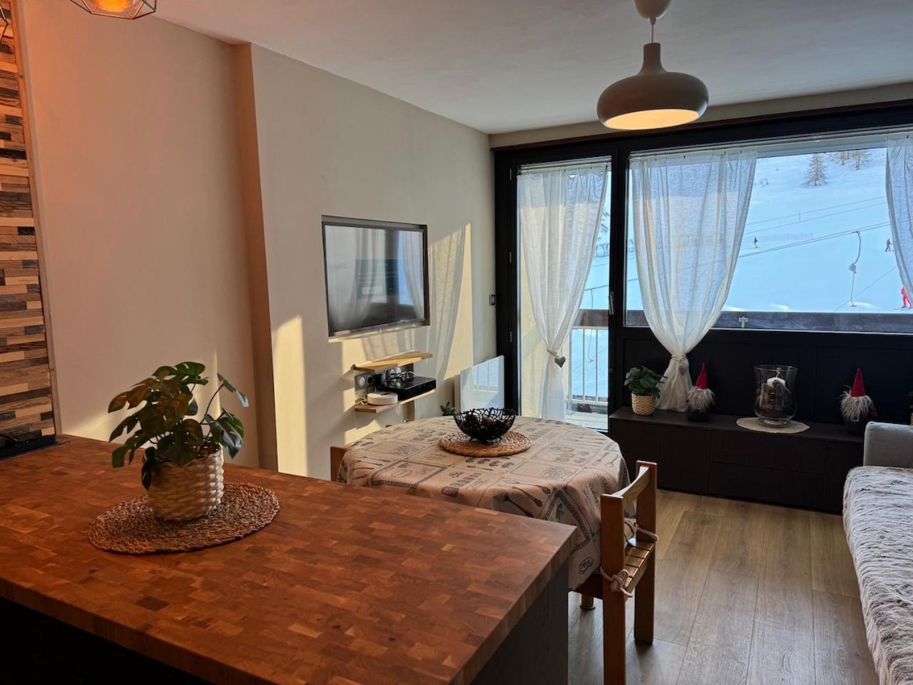 Studio Les Chalmettes 4 Personnes Au Pied Des Pistes Wifi - Balcon - Parking Montgenèvre Kültér fotó