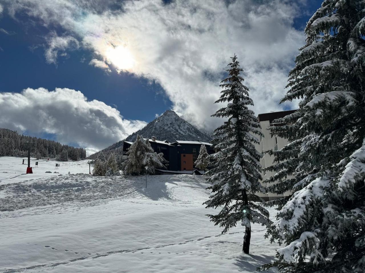 Studio Les Chalmettes 4 Personnes Au Pied Des Pistes Wifi - Balcon - Parking Montgenèvre Kültér fotó